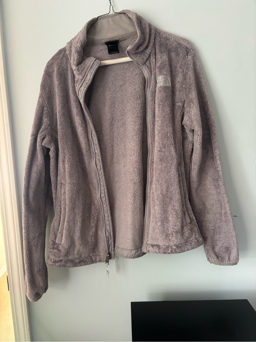 The North Face Women's Plush Fleece Jacket size Medium - Gray